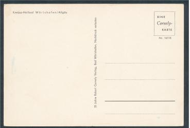 Preview: Bad Wörishofen /Allgäu 86825, Kneip Heilbad